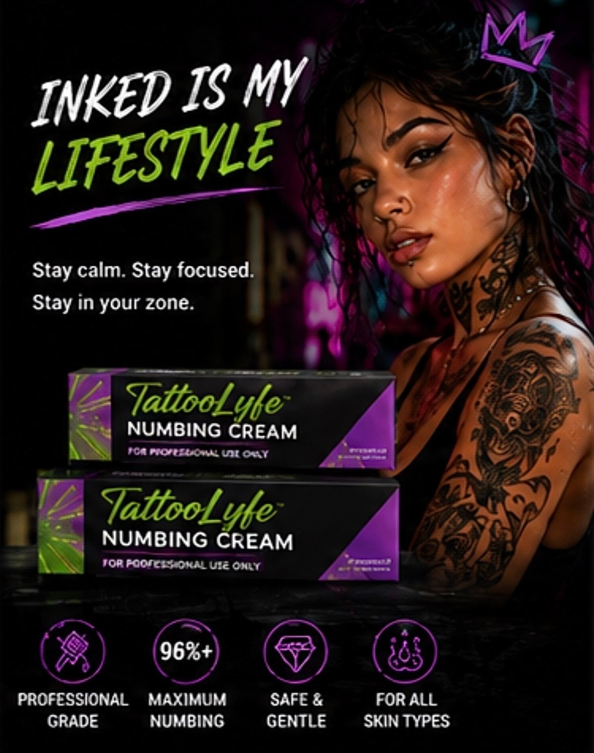 Maximum Strength Tattoo Numbing Cream
